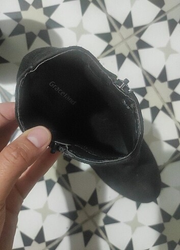 38 Beden Deichmann topuklu süet bootie
