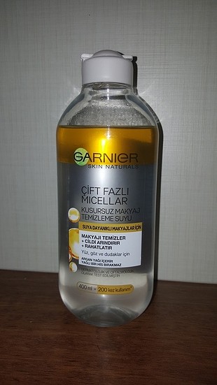 Garnier Çift Fazlı Makyaj Temizleme Suyu