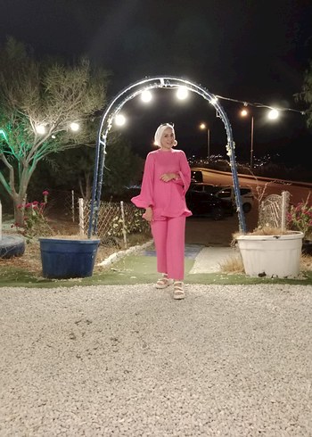 42 Beden pembe Renk ikili takim