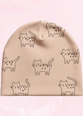 Pembe Bebek Bere Önlük ve Boyunluk Seti - Görsel 2