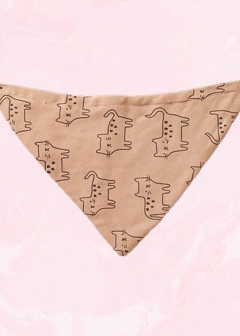 Pembe Bebek Bere Önlük ve Boyunluk Seti - Görsel 4