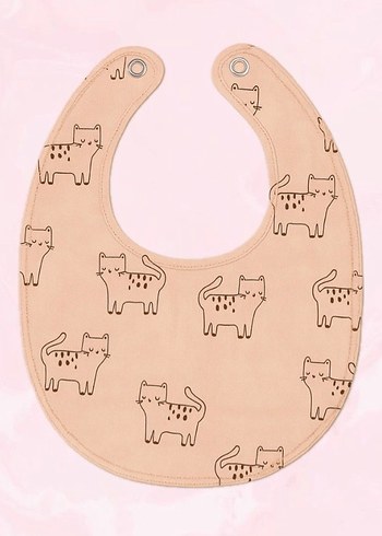 Pembe Bebek Bere Önlük ve Boyunluk Seti - Görsel 3