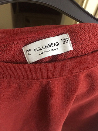 Pull and Bear Kırmızı sweatshirt