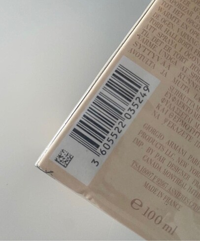 Beden Renk Giorgio Armani Si Intense