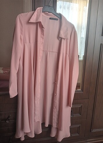 s Beden Pembe Tunik