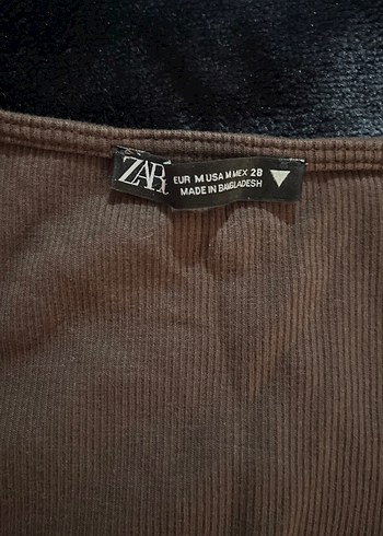 Kahverengi Kadın Bluz - Görsel 3