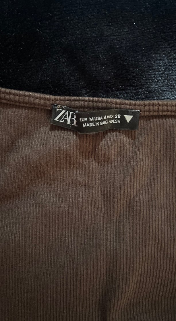 Kahverengi Kadın Bluz - Görsel 3