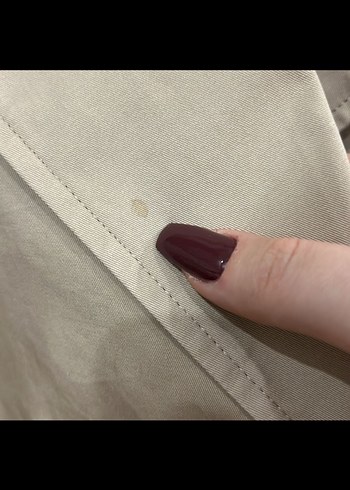 Zara Kemerli Kısa Kadın Trençkot - Görsel 4