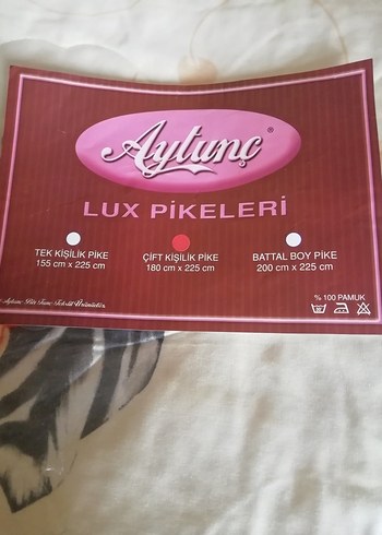 Yatak Örtüsü. Yeni. Çift kişilik. İki taraf desenli. - Görsel 7