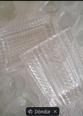 Kristal 18 parça çeşitli bardak. - Görsel 6