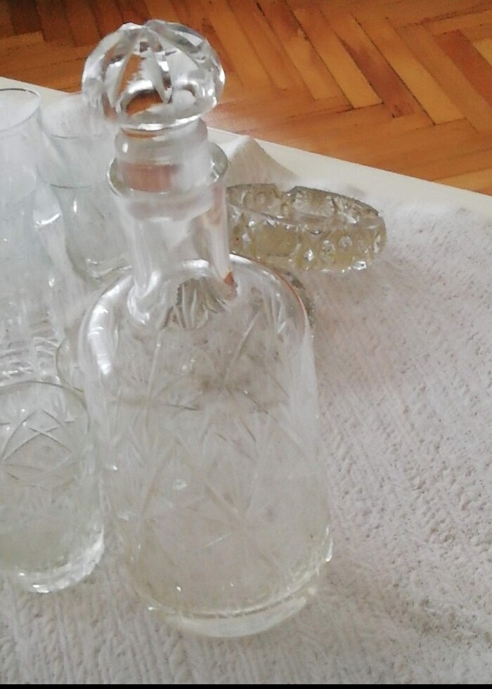 Kristal 18 parça çeşitli bardak. - Görsel 3