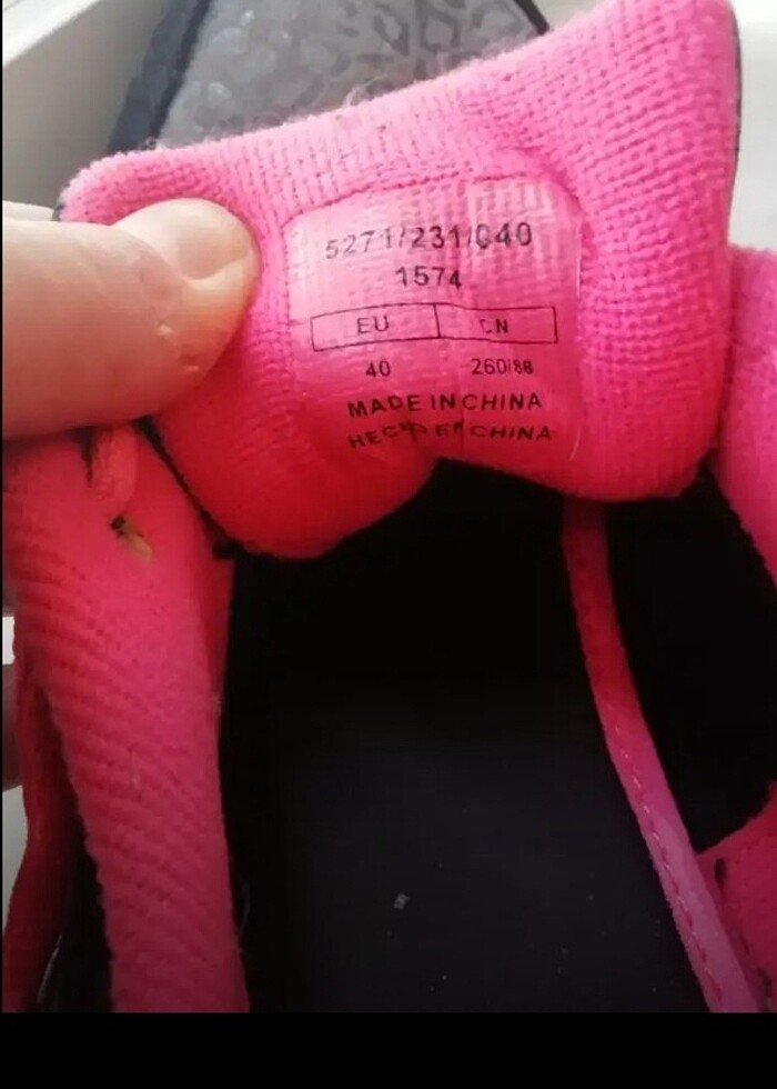 Bayan 40 numara spor ayakkabı. - Görsel 5