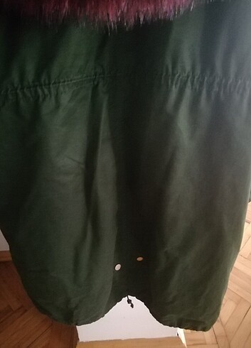 Mango içi fermuarlı kürklü Kaban. - Görsel 6