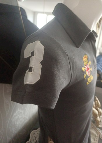 Klasik Kesim Gri Polo Tişört - Görsel 2