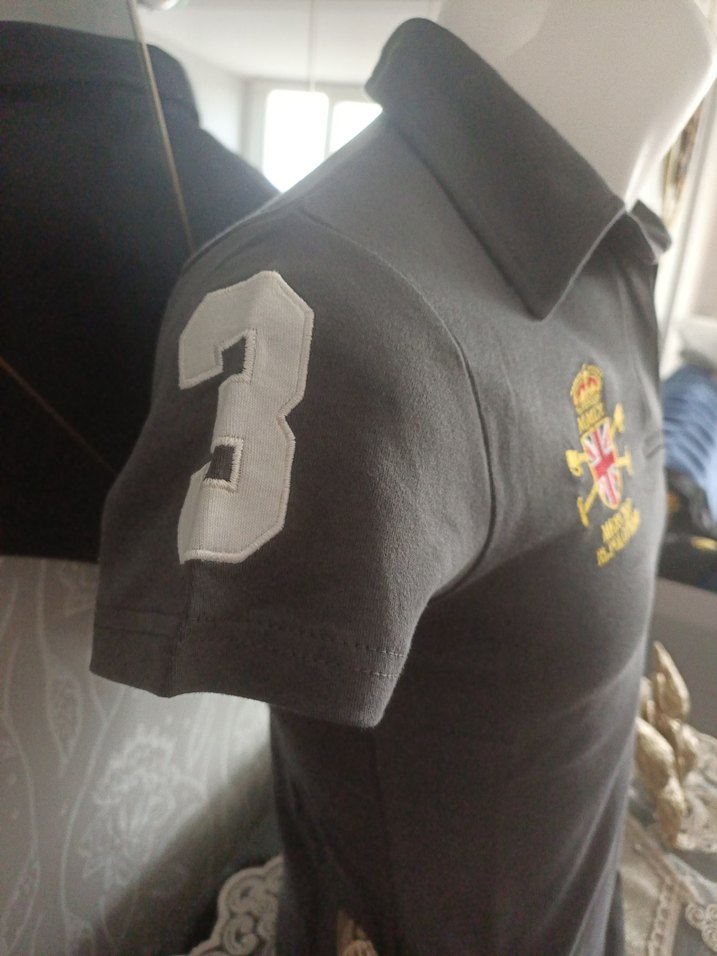 Klasik Kesim Gri Polo Tişört - Görsel 2