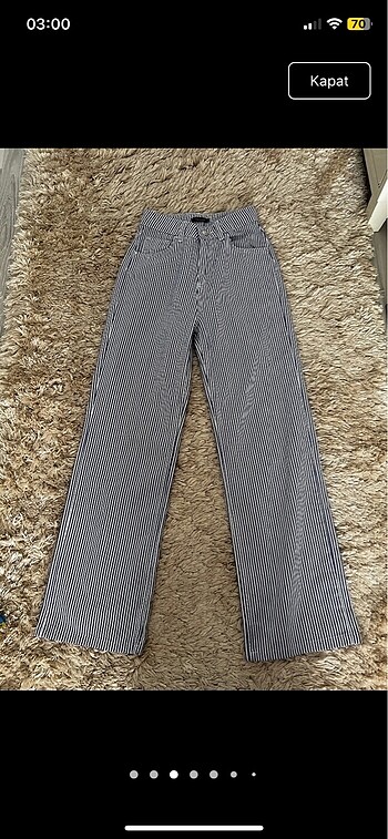 trendyolmilla çizgili jean