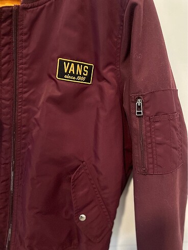s Beden vans bordo bomber ceket
