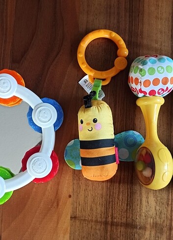 Fisher Price Bebek oyuncak çıngırak çan zilli top