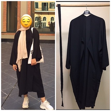 Özel dikim siyah kimono