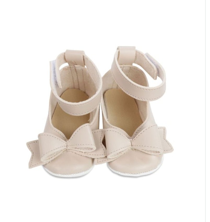 Civil bej Fiyonklu Kız bebek Babet Ayakkabı - Görsel 3