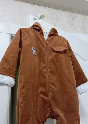 Kahverengi içi Kürklü Tulum - Görsel 4