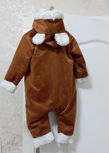 Kahverengi içi Kürklü Tulum - Görsel 2