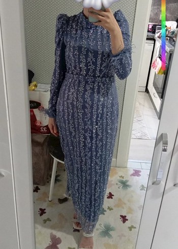 40-42 beden tesettür abiye - Görsel 2