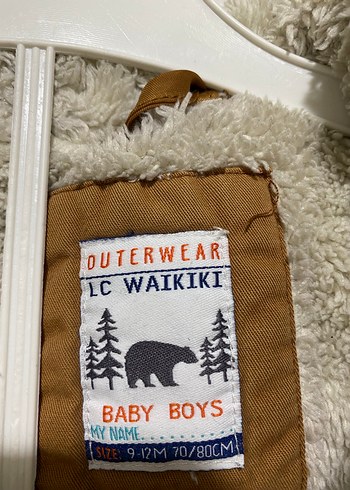 LCW Kahverengi Kürklü Erkek bebek Mont - Görsel 5