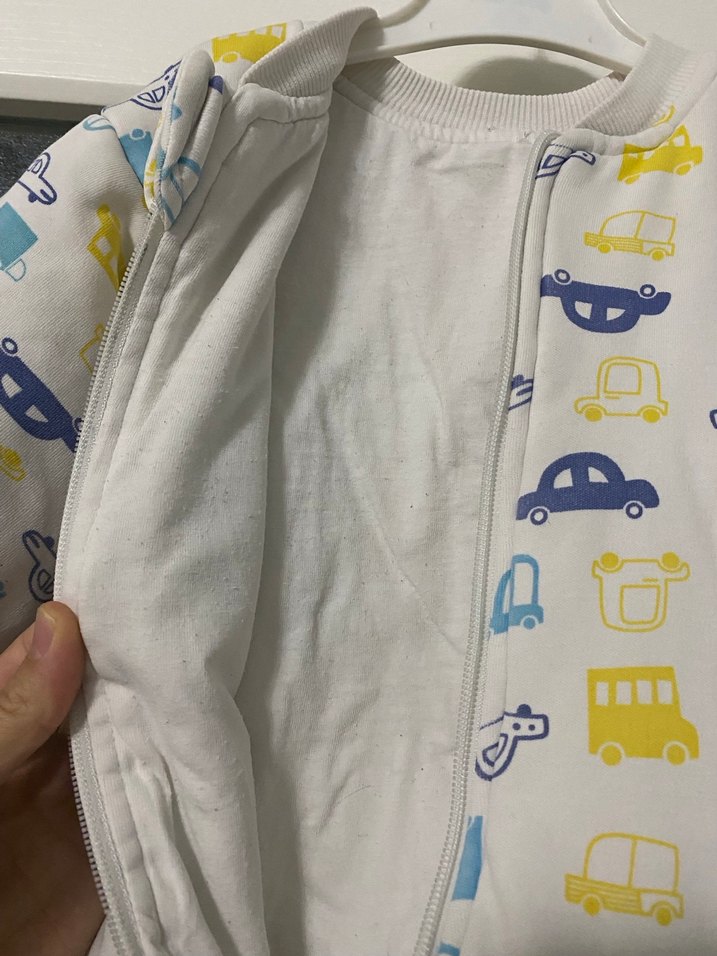 Renkli Desenli Fermuarlı Bebek Tulumu - Görsel 4