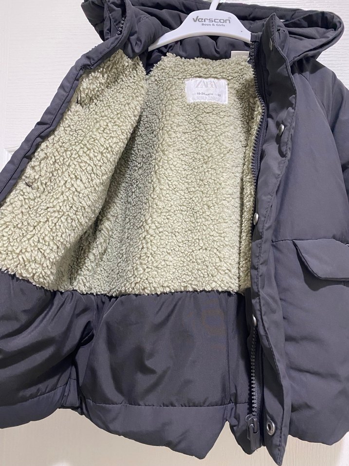 Orijinal kuş tüyü zara erkek çocuk mont - Görsel 2