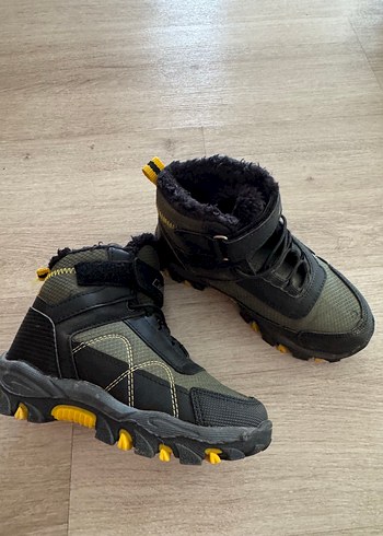 29 Beden gri Renk Gri Kamuflaj Erkek Çocuk Botları Velcro