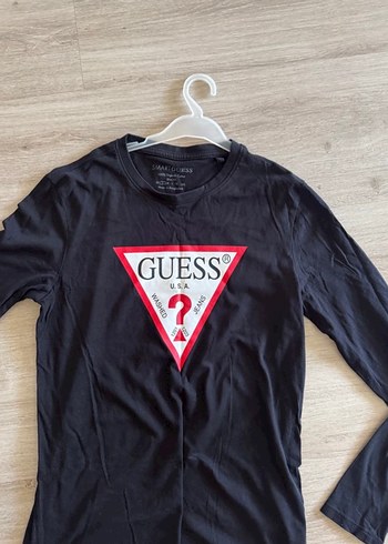 Guess Uzun Kollu Siyah Tişörtü