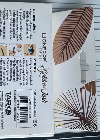 Lionesse Golden Lash Parlak Bej Takma Kirpik - Görsel 5