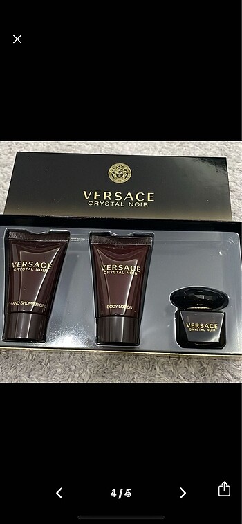 Beden Renk Versace Cristal noirDelux set
