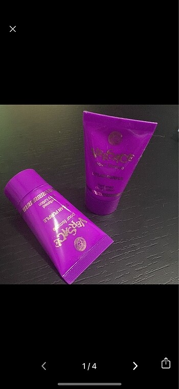 Versace dylan purple bady losyon - Görsel 3