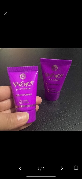 Versace dylan purple bady losyon - Görsel 4