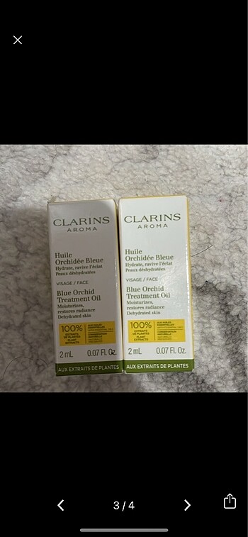  Beden Clarins cilt bakım yağı