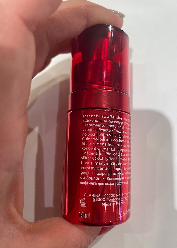 Clarins total eye lift göz kremi - Görsel 5