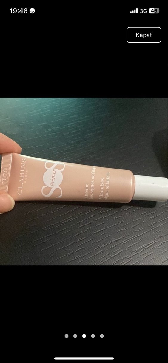 Pastel Bej ışıltılı primer Krem - Görsel 3