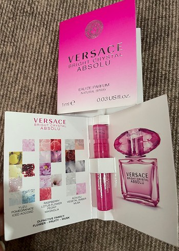 Versace Bright Crystal Absolu Kadın Parfümü 1 ml - Görsel 6
