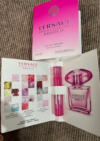 Versace Bright Crystal Absolu Kadın Parfümü 1 ml - Görsel 4