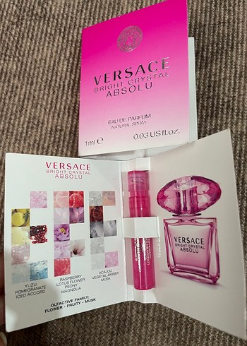 Versace Bright Crystal Absolu Kadın Parfümü 1 ml - Görsel 2