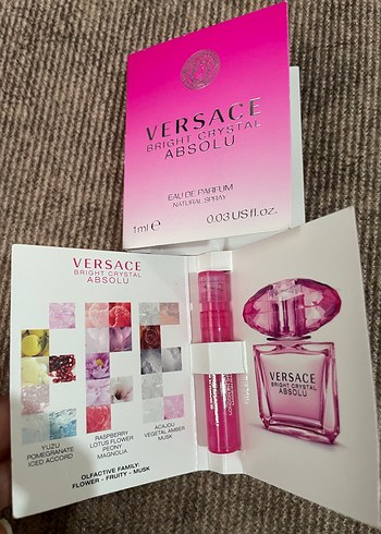 Versace Bright Crystal Absolu Kadın Parfümü 1 ml - Görsel 7