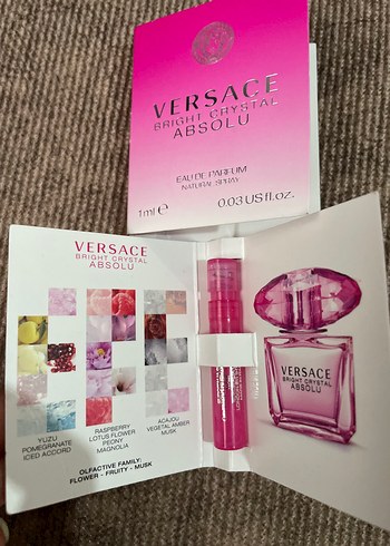 Versace Bright Crystal Absolu Kadın Parfümü 1 ml - Görsel 3