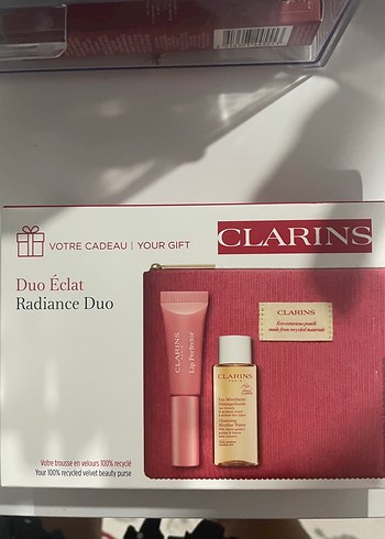 Clarins Pastel Pembe Dudak Bakım Seti - Görsel 3