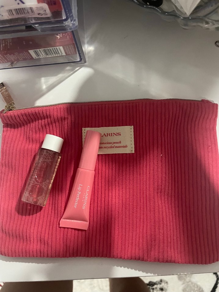 Clarins Pastel Pembe Dudak Bakım Seti - Görsel 5