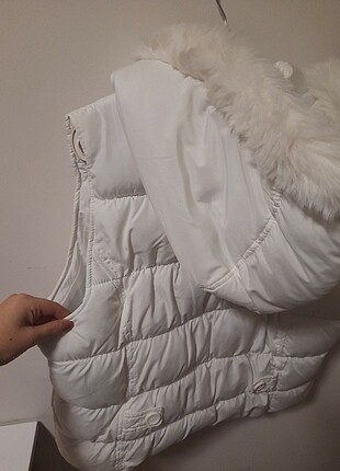 xl Beden beyaz Renk Sifir Mont