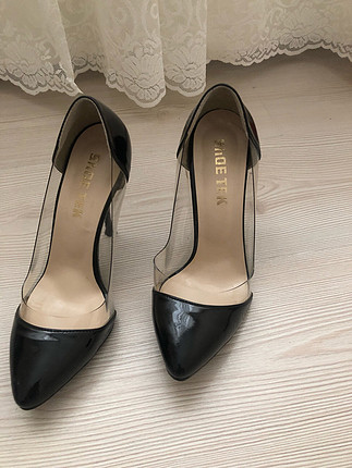 Shoe Tek Şeffaf stiletto