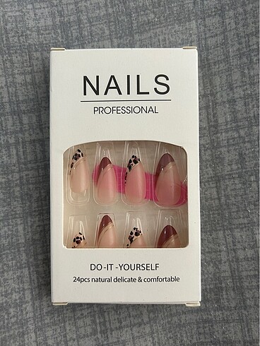 24 lü leopar detaylı takma tırnak - Görsel 7