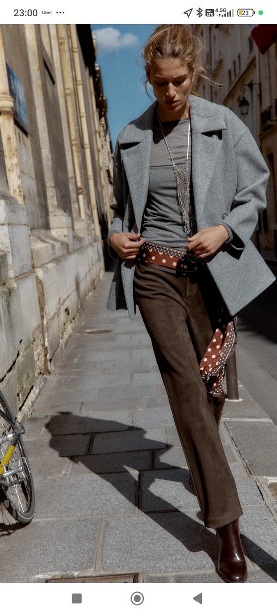 Yumuşak  Kruvaze Kaban - Görsel 4